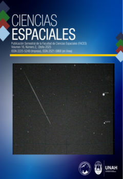 Fotografía tomada desde las instalaciones del Observatorio Astronómico Centroamericano de Suyapa por el profesor Hugo Heomar Ramos Castro, en la noche del 17 de agosto del 2015, captando la traza de un meteoro.